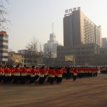 三门峡市第二中学阳光体育冬季长跑展示活动2