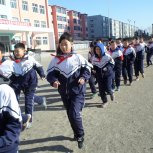 第八届阳光体育长跑启动仪式