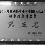 2014年慈利县中小学运动会表彰