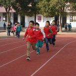 2014年上海市金山区山阳小学冬季长跑