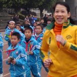 韶关市韶钢第四小学2014年冬季长跑启动仪式