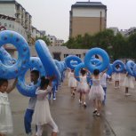 奋强小学——太极扇、泳圈操验收展示活动