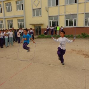 长福学校中小学跳绳比赛