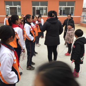 2015冬季大岗上小学趣味运动会